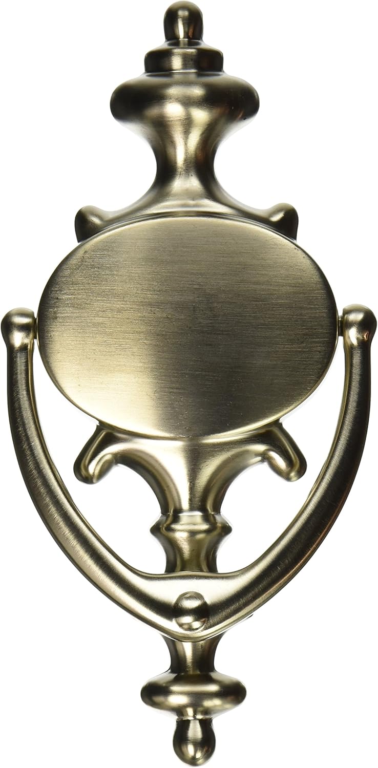 Baldwin 0116056 Imperial Door Knocker, Lifetime Satin Nickel