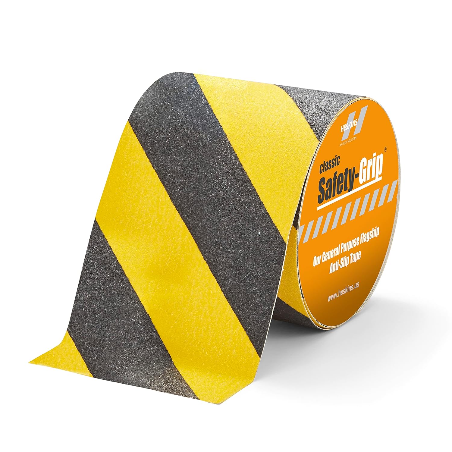 Heskins LLC Standard Black/Yellow Hazard Anti Slip Grip Tape (6" x 60ft)