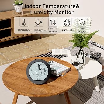 SECRUI Hygrometer Indoor Thermometer