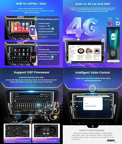Miniatura 4 de Pantalla de 9 pulgadas 2 DIN estéreo para automóvil Android 11 para Nissan Navara NP300 2011-2016 navegación en el tablero de audio para automóvil,