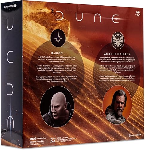 Miniatura 5 de McFarlane Toys - Duna Parte Dos Gurney Halleck & Rabban 2pk