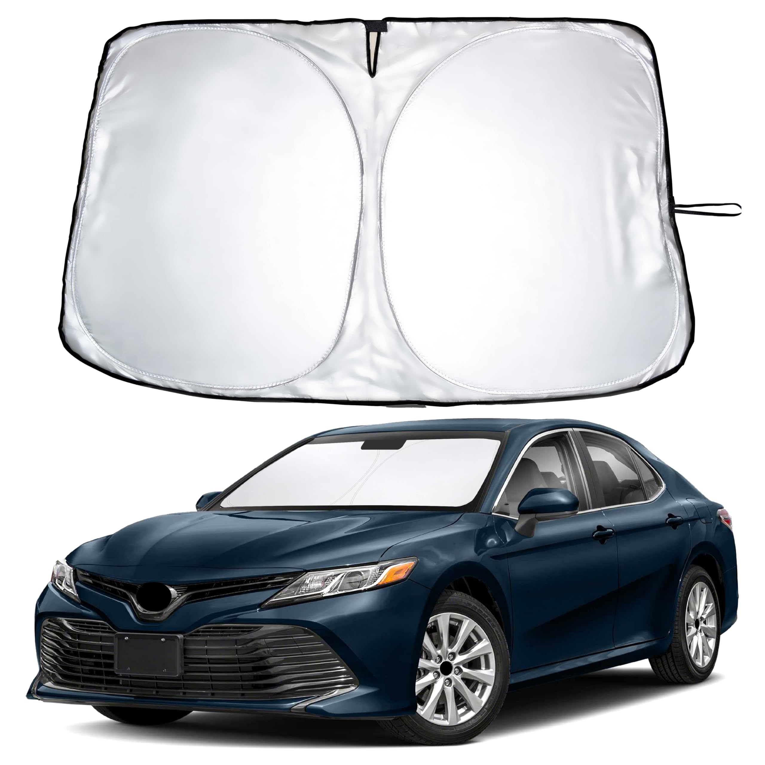 EcoNour Windshield Sunshade Compatible for Toyota Camry 2012-2015 2016 2017