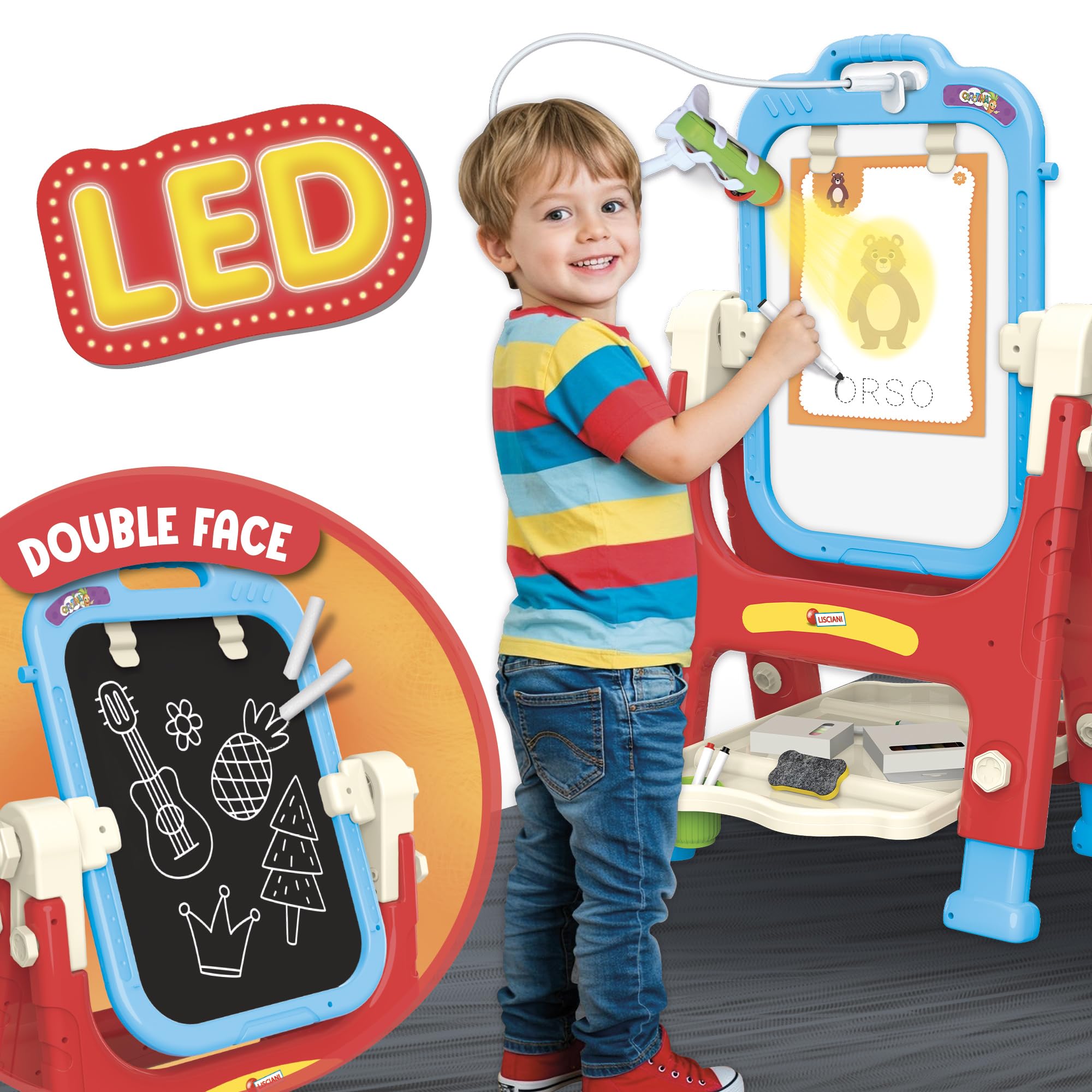 Lisciani Gry - projektor LED z marchotką, 113828