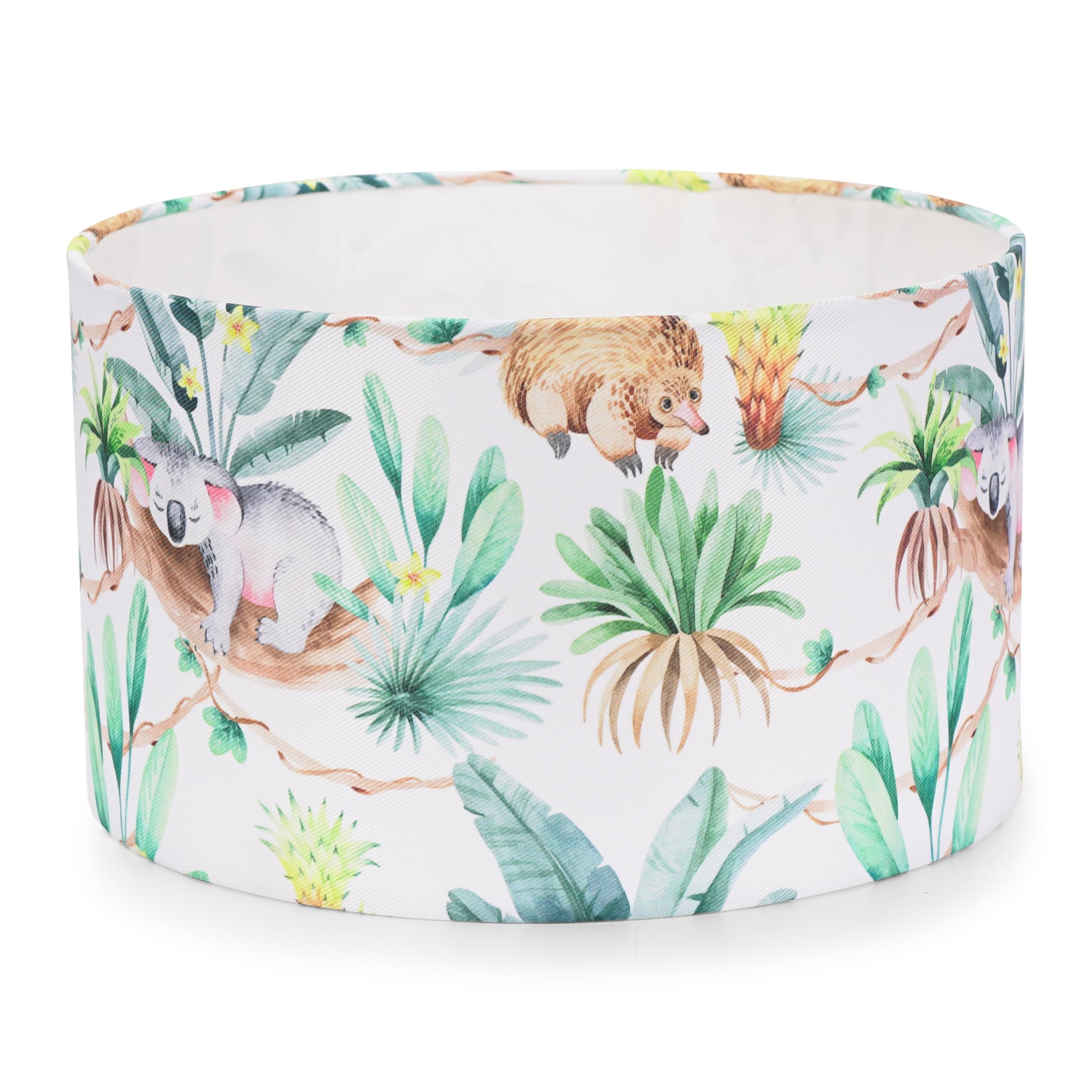 ValueLights | Kids Tropical Animal Lampshade Easy Fit Pendant Koala Bedroom Ceiling Light Shade | Shades & Home Improvements Essential | 250mm Shade Width