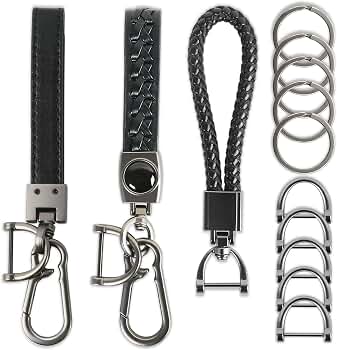 Amazon.com: Pakeed 3 Pack Leather Keychain Universal Key Chains