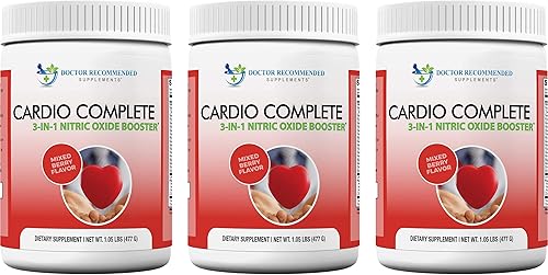 Miniatura 7 de Cardio Complete - Suplemento en polvo de apoyo para la salud del corazón refuerzo de óxido nítrico 3 en 1 con 5000 L-arginina 1000 mg de L-citrulina