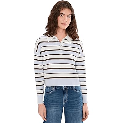 525 america Seraphina Cropped Rugby Pullover