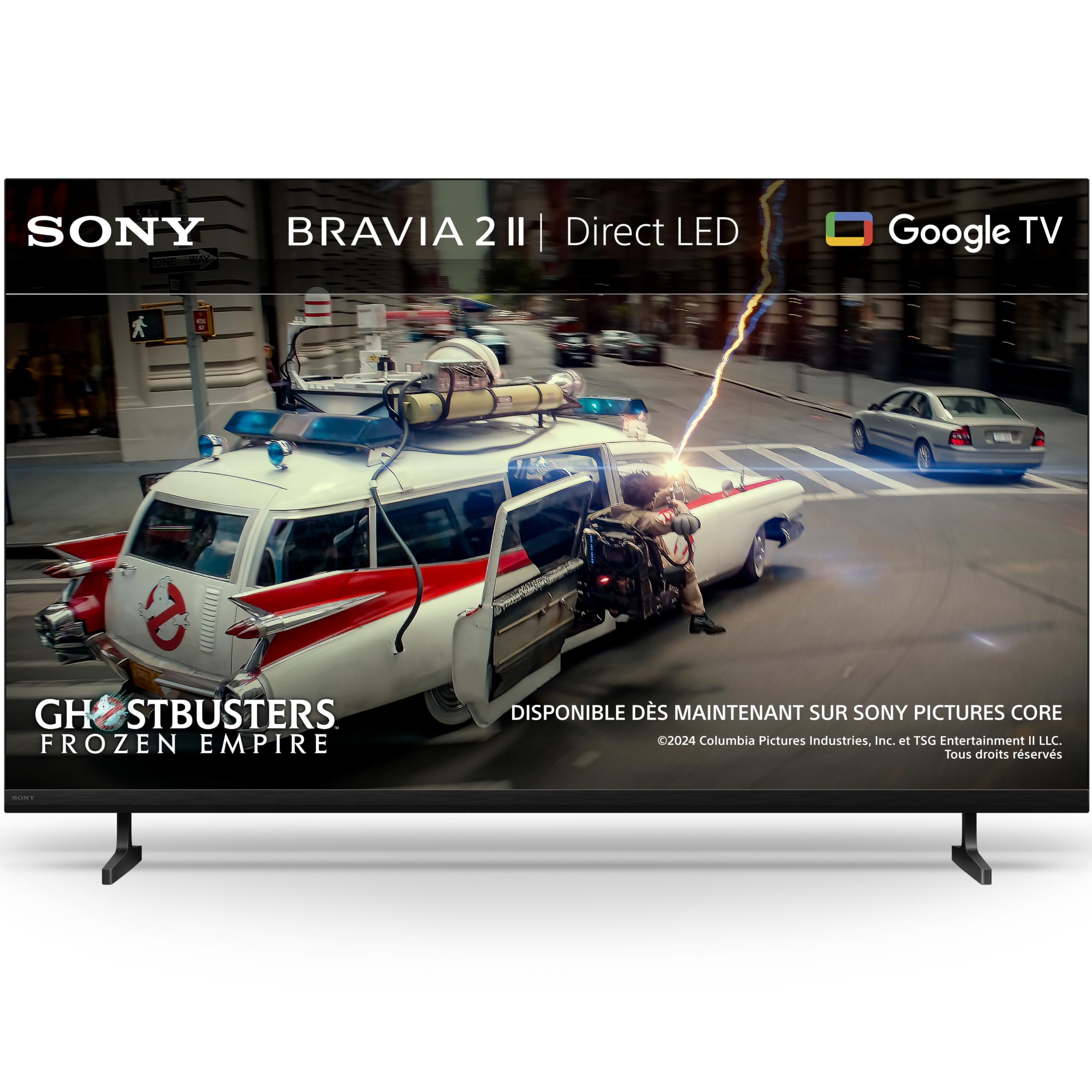 Sony BRAVIA 2ⅡTV 55 Pouces; Smart TV 4K (Google TV); processeur X1; Conversion ascendante 4K; Compatible Dolby Atmos et DTS:X; Compatible PS5; modèle 55S25M2; année 2026
