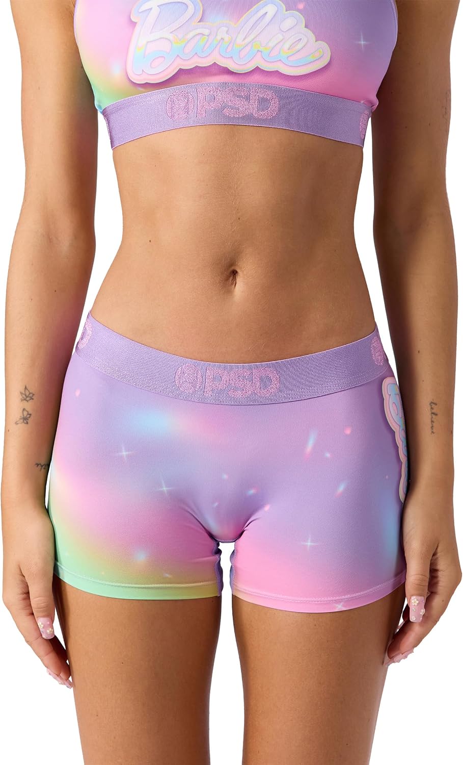 PSD Underwear Womens Boyshorts - Barbie, Comfortable Boy Short Underwear for Women, Womens Underwear Packs & Singles