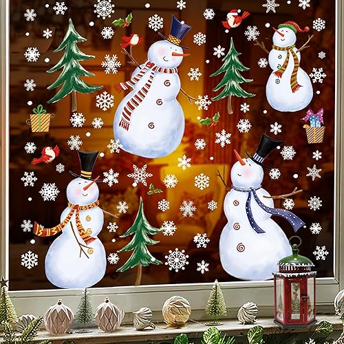 Miniatura 11 de 150 piezas de calcomanías de ventana de Halloween para decoración de interiores con murciélagos | Adhesivos de ventana de gran tamaño de doble cara