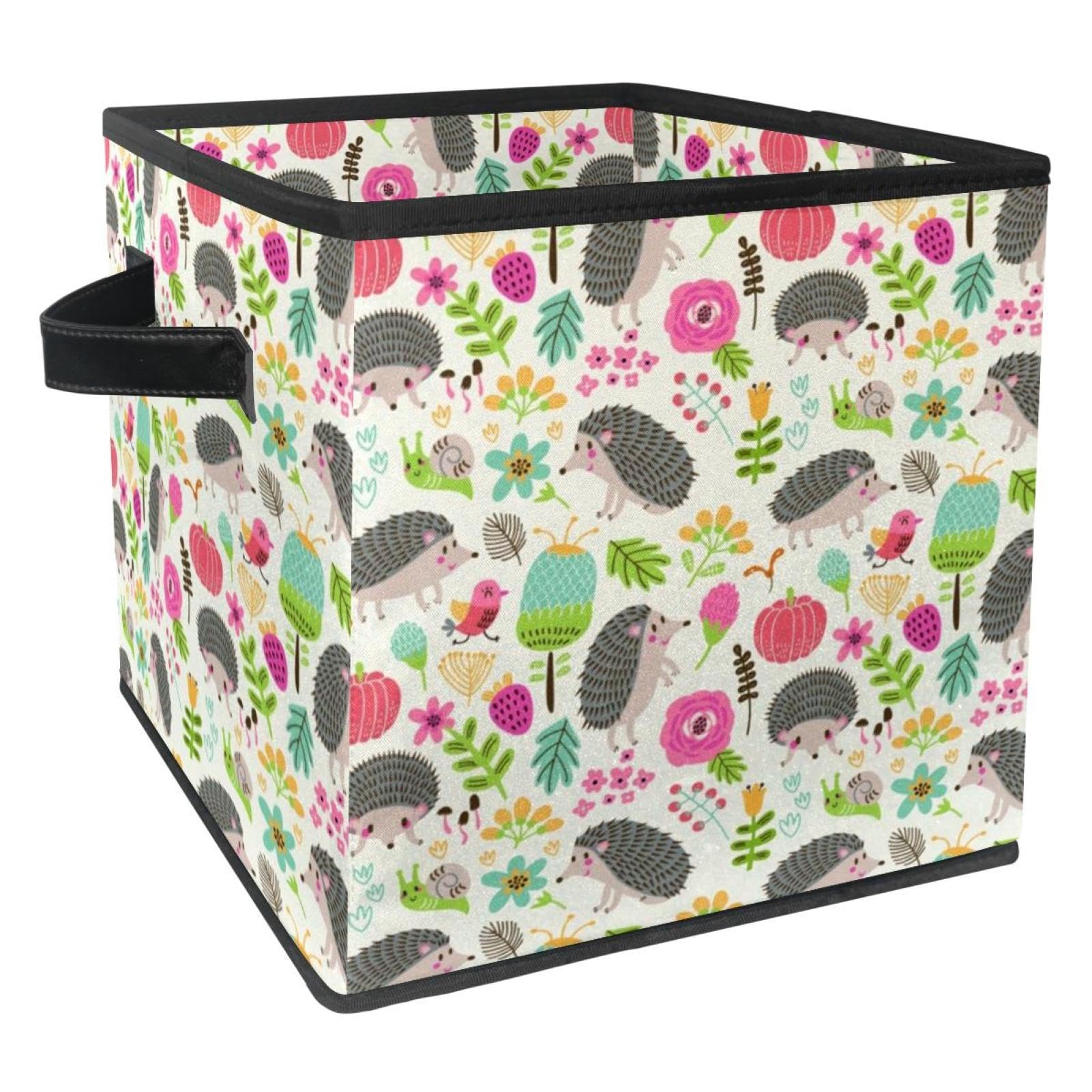 Boîte de rangement pliable hérisson pour organiser les jouets dans la chambre d'enfant