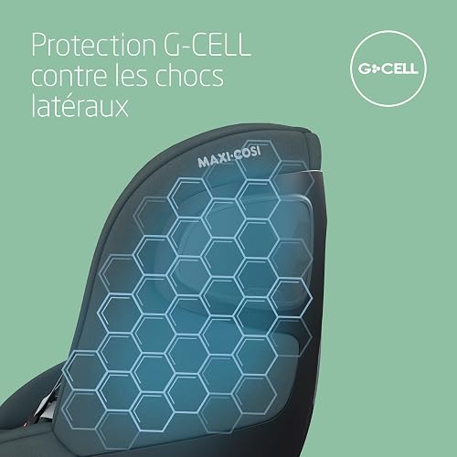 Maxi-Cosi Pearl 360 i-Size, Baby Car Seat, 3 months-4 years (61-105 cm), 360 Car Seat swivel, One-Hand Rotation, ClimaFlow, Easy-In Harness, G-CELL Side Impact Protection, Authentic Graphite - 6