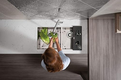 Miniatura 2 de Blanco 223190Precision 16716" tazón de acero inoxidable fregadero rack,, 223190