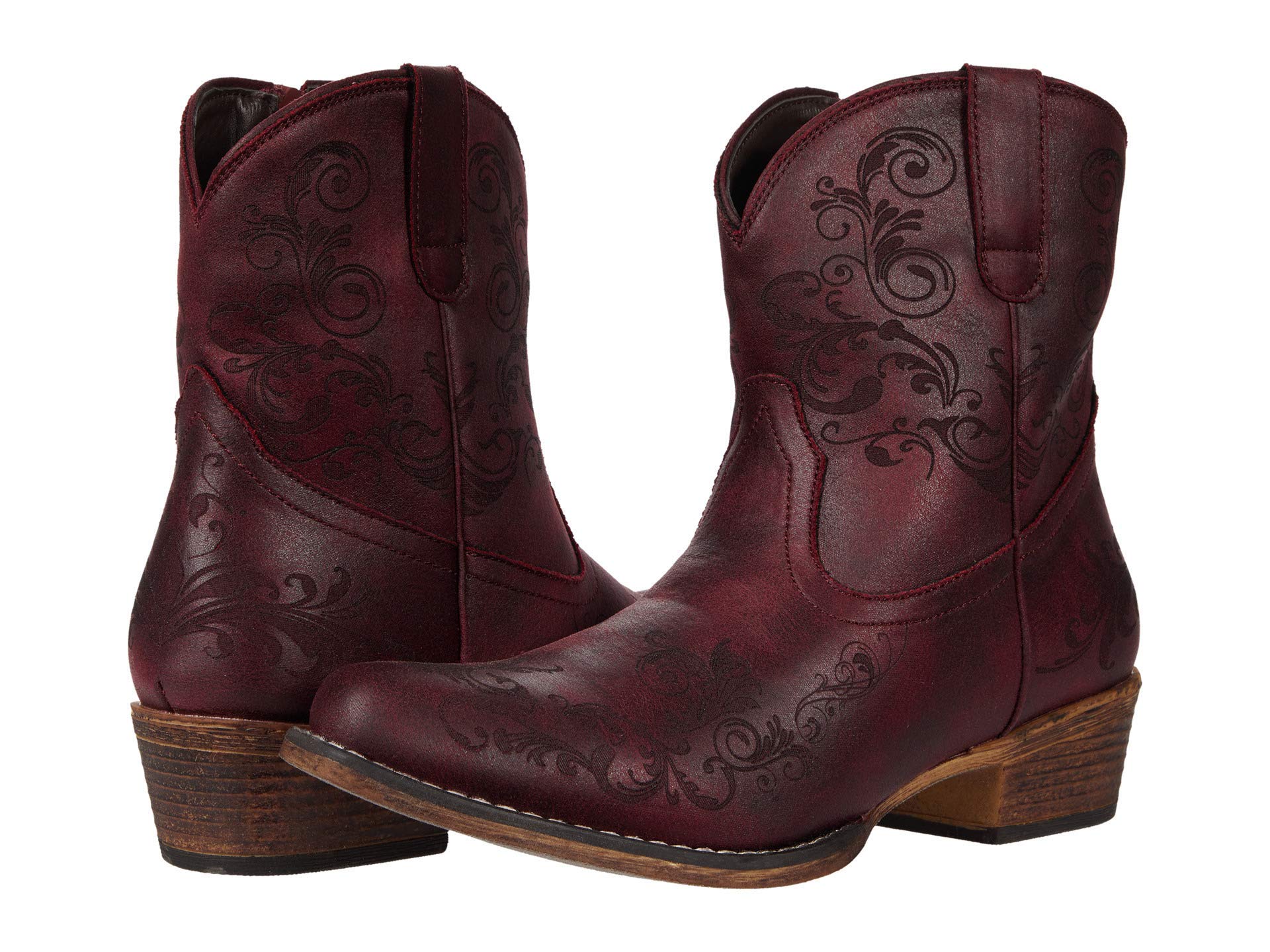 ROPER Damen Kurzer Stuff Westernstiefel, rot, 38.5 EU
