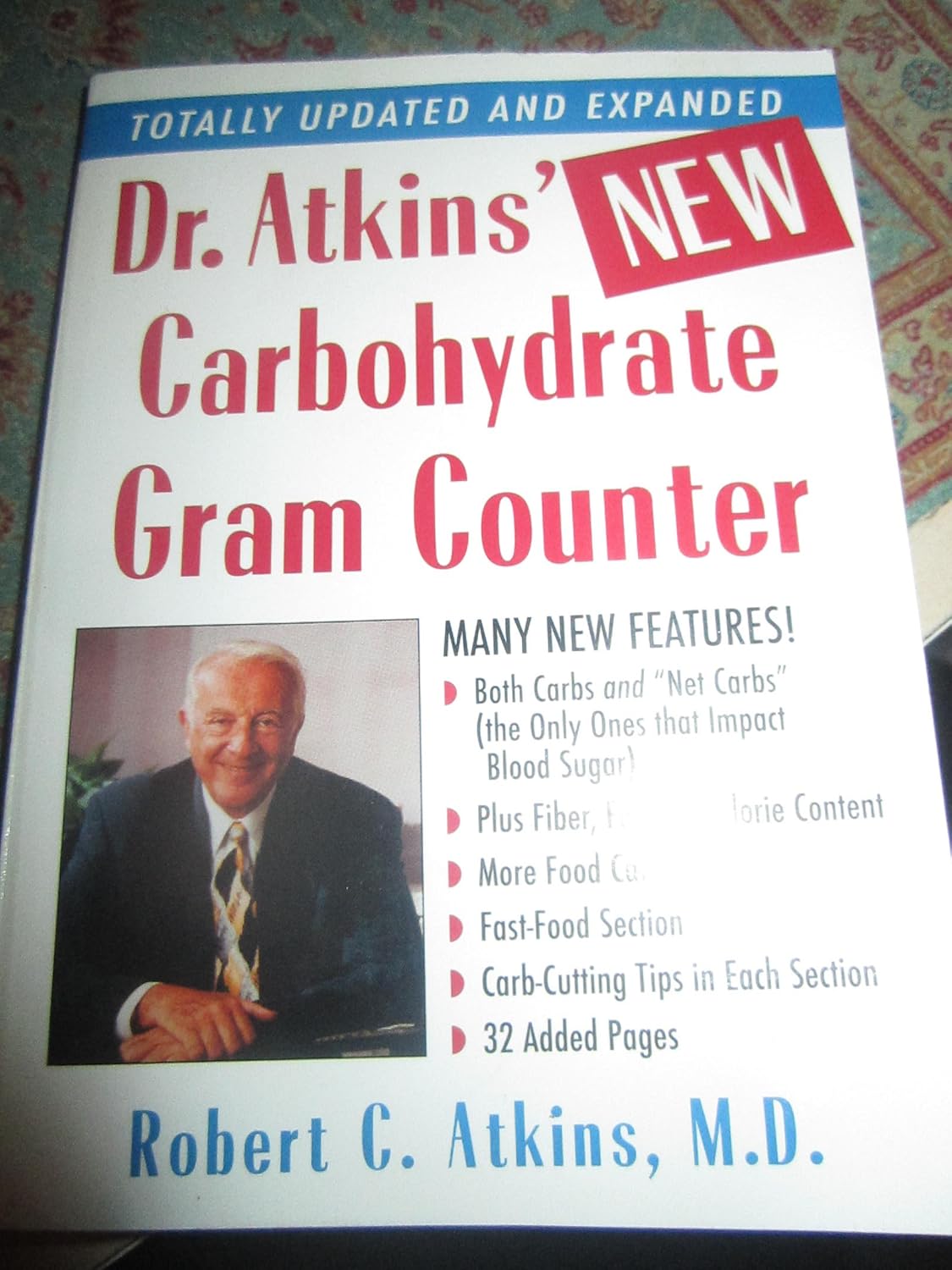 Dr. Atkins' New Carbohydrate Gram Counter Robert C. Atkins