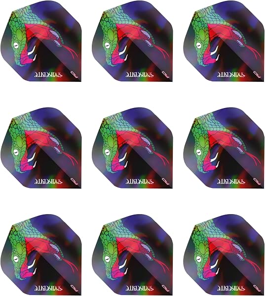 RED DRAGON Peter Wright Snakebite Fléchettes Dart Flights - Gamme Complète - 4