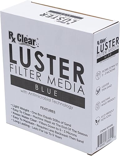 Miniatura 4 de Rx Clear Radiant - Sistema de filtro de arena de piscina de 19 pulgadas para piscinas sobre el suelo, incluye 1 bomba HP, válvula multipuerto de 6