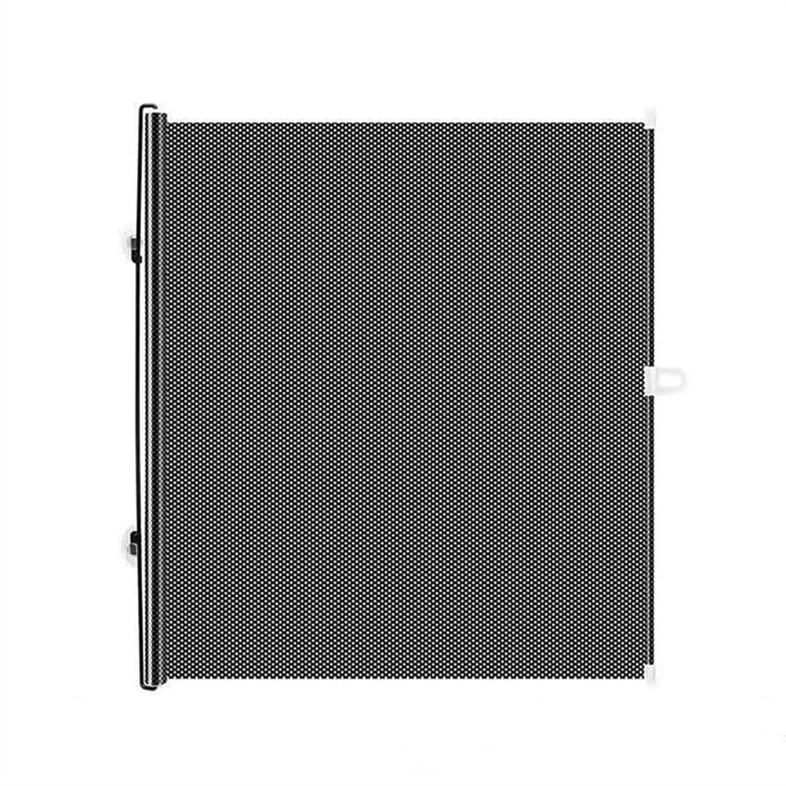 Parasole Parasole per auto Parabrezza Prolunga automatica Protezione UV Visiera parasole Parasole Universale Tendine Parasole Auto (Colore : Nero, Misurare : 58x125cm)