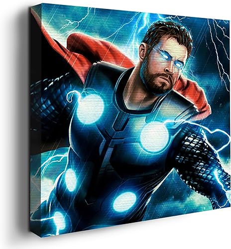 Miniatura 125 de MAVIS PRINT Dead Poool - Decoración de pared Marval de 12 x 16 pulgadas, impresión HD y marco de madera, decoración moderna de pared para Annt