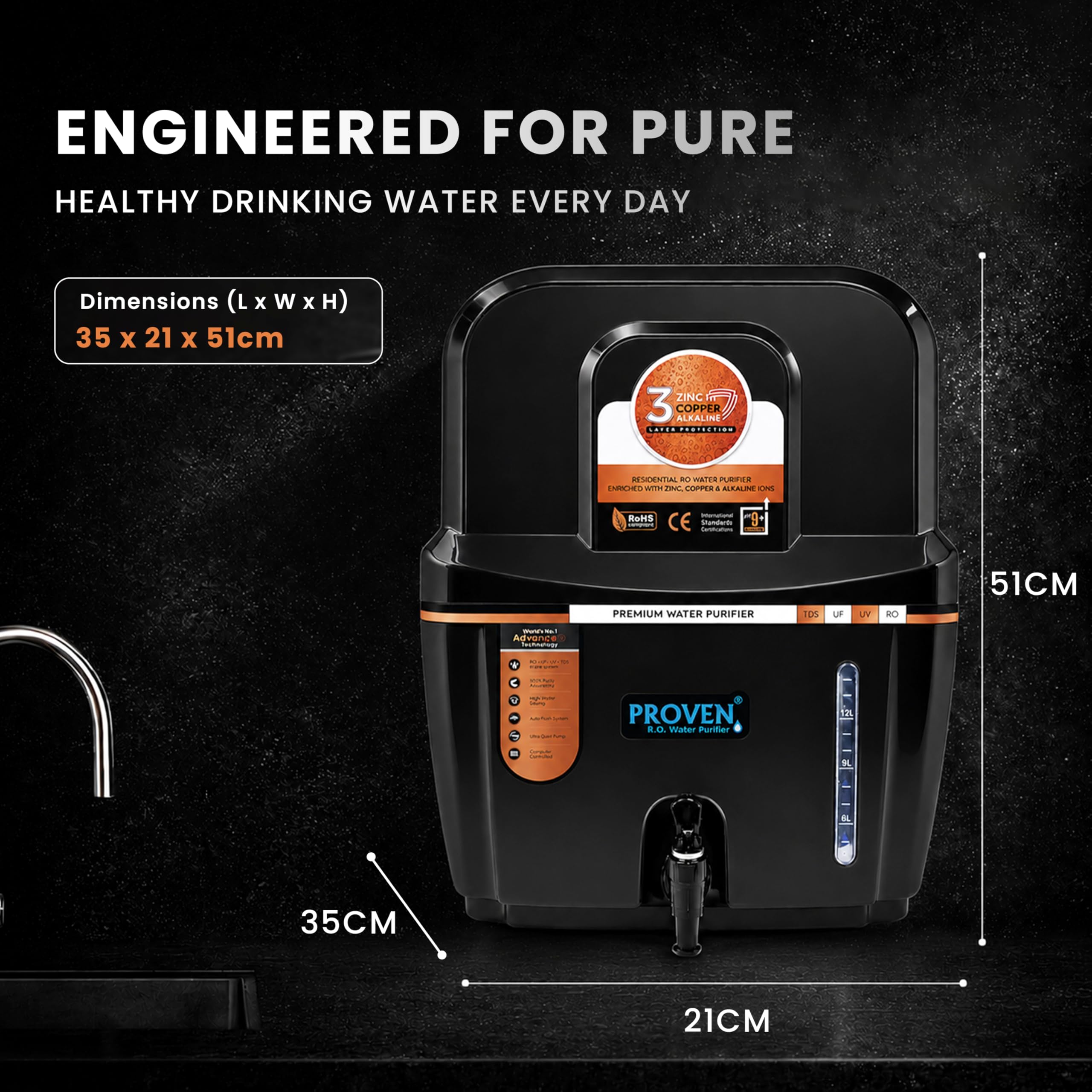 Proven RO Water Purifier - Clean Water On Demand -5 Proven RO Water Purifier - Clean Water On Demand -5