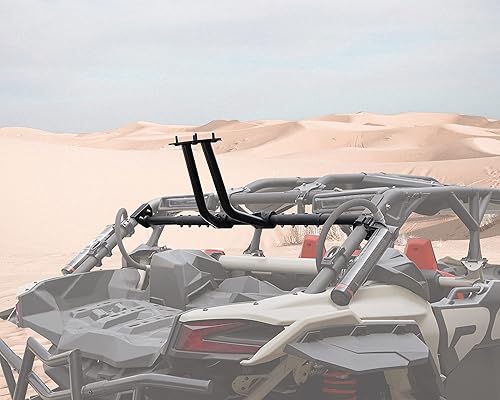 Miniatura 6 de SAUTVS Soporte de montaje de neumático de repuesto resistente para Can-Am Maverick X3, se adapta a neumáticos de hasta 32 pulgadas con recubrimiento
