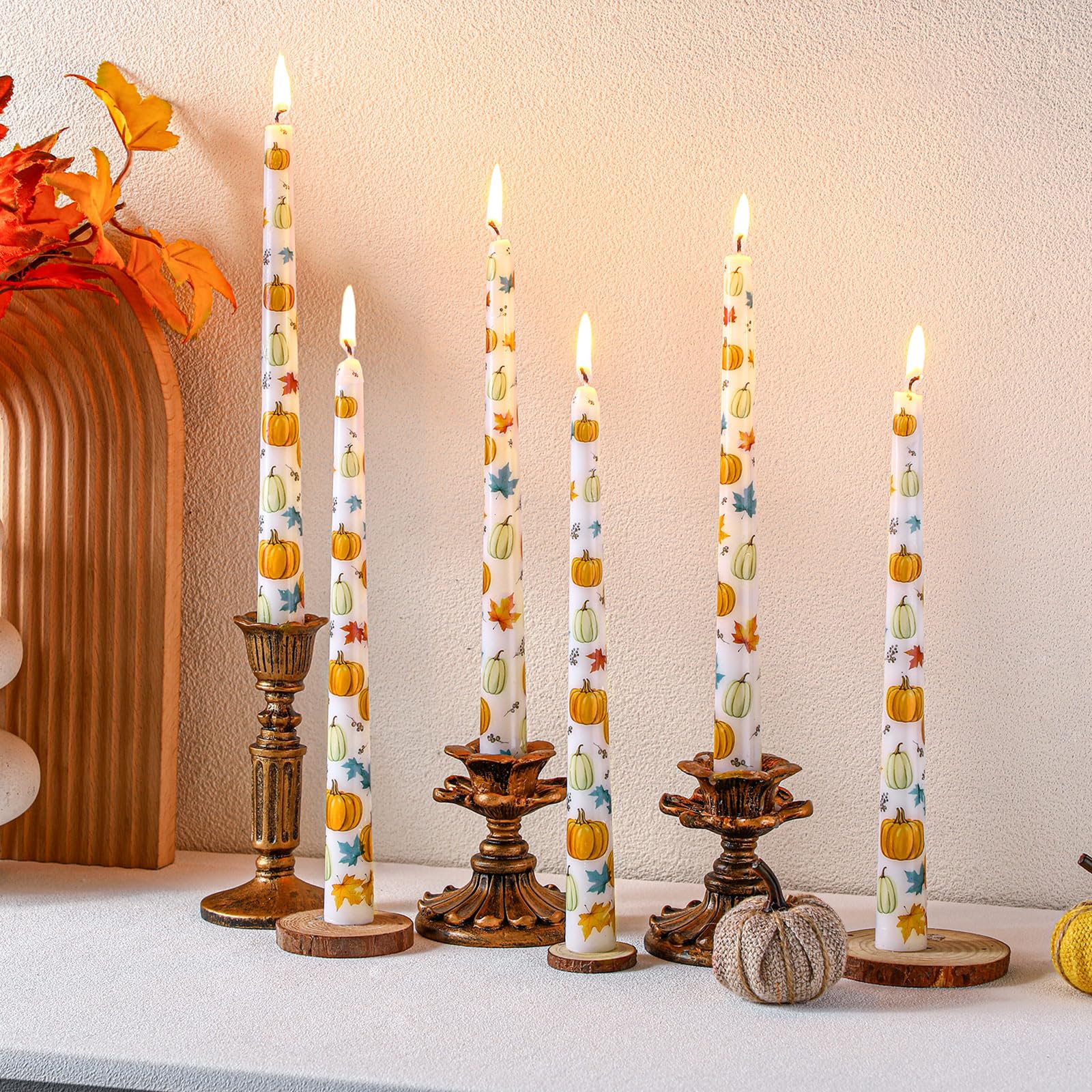 Conelist Fall Taper Candles