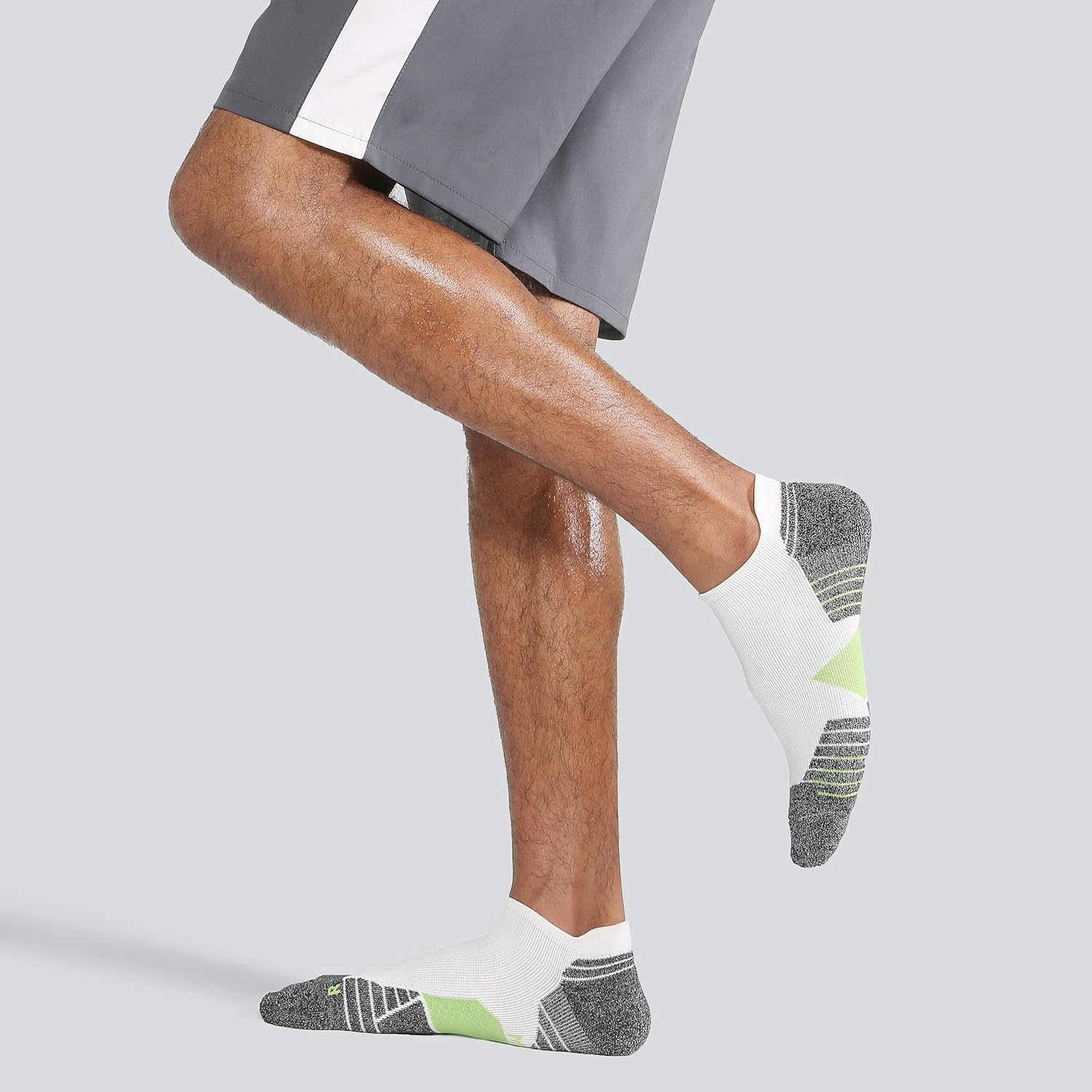 WANDER Men's Athletic Running Socks 7 Pairs Thick Cushion Ankle Socks for Men Sport Low Cut 6-9/10-12/12-14 - Image 7