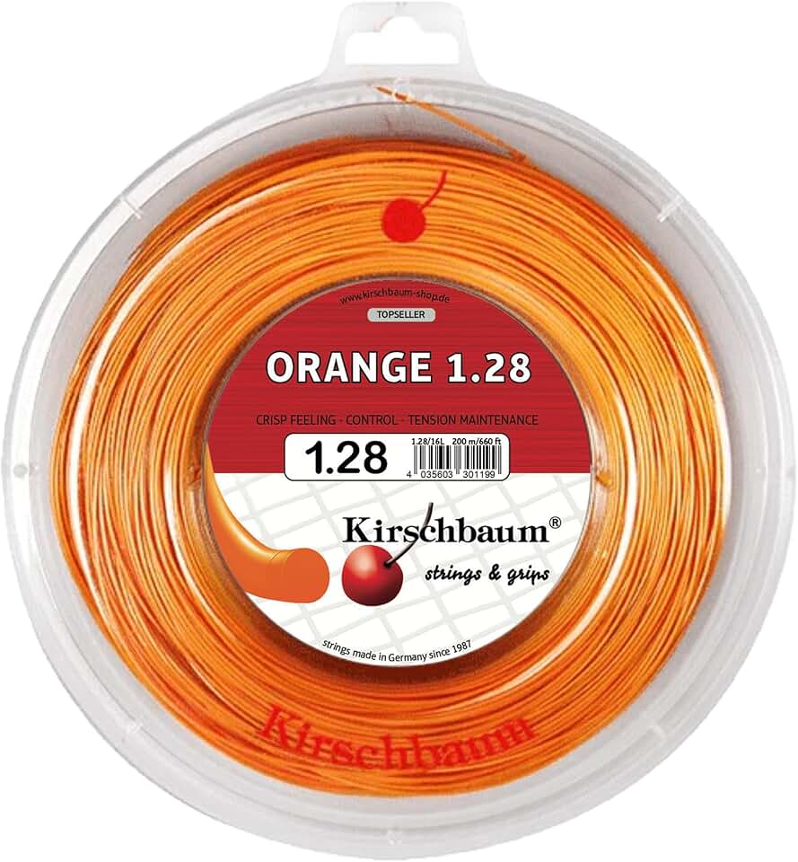 Kirschbaum Super Smash Bobine Cordage de Tennis Orange