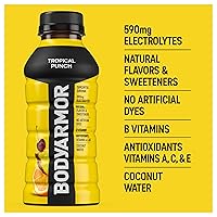 Vista 37 de BODYARMOR Paquete variado de bebidas deportivas, hidratación de agua de coco, sabores naturales con vitaminas, electrolitos llenos de potasio