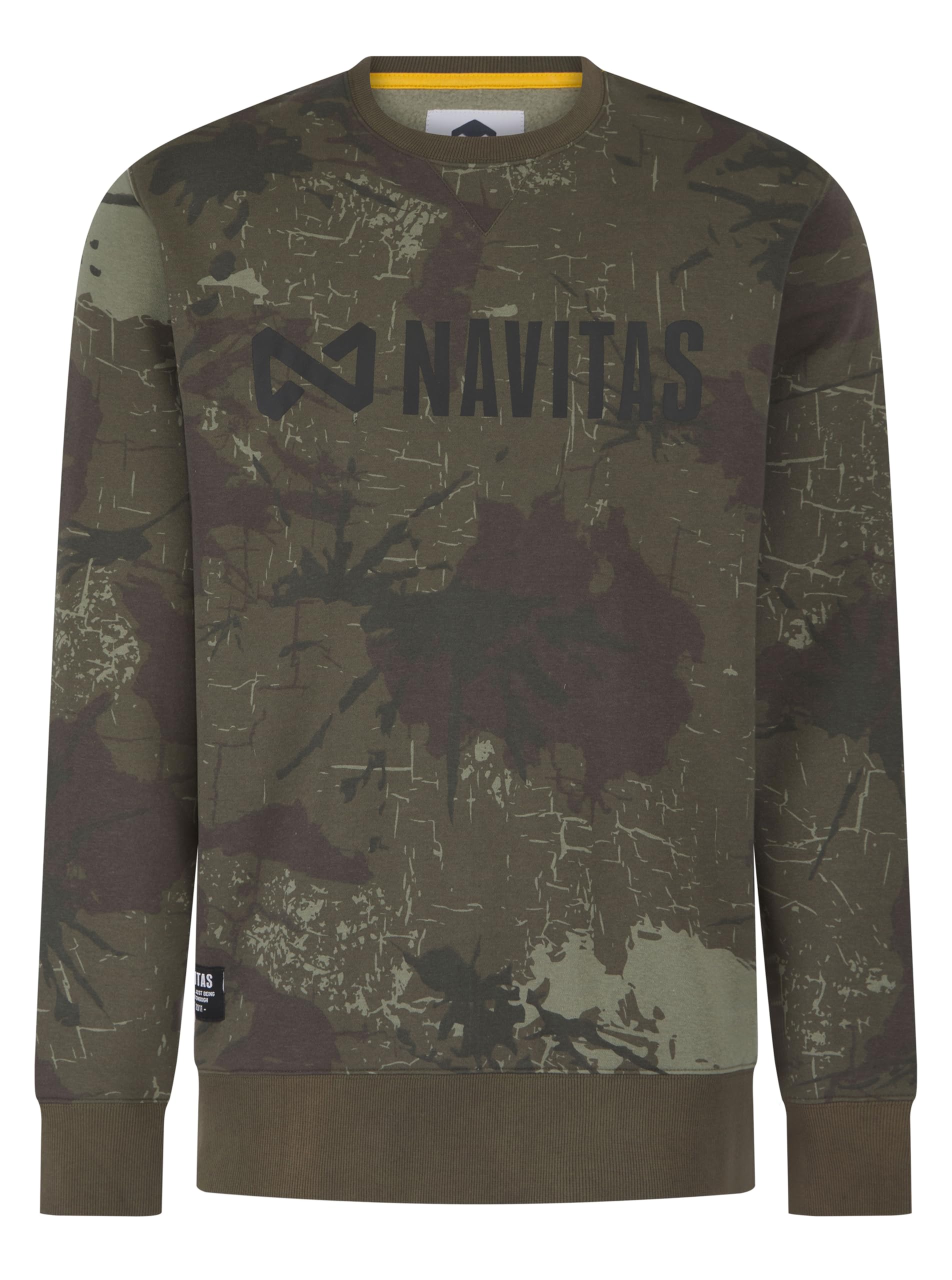 Navitas Unisex Camo Identity Sweatshirt - Fishing Outdoor Clothing (Uk, Alpha, S, Regular, Regular, 1, )