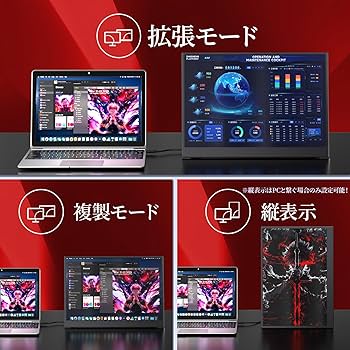 kksmart モバイルモニター14.2インチ 2K Amazon.co.jp: kksmart モバイルモニター 14.2インチ 2K(2520*1680