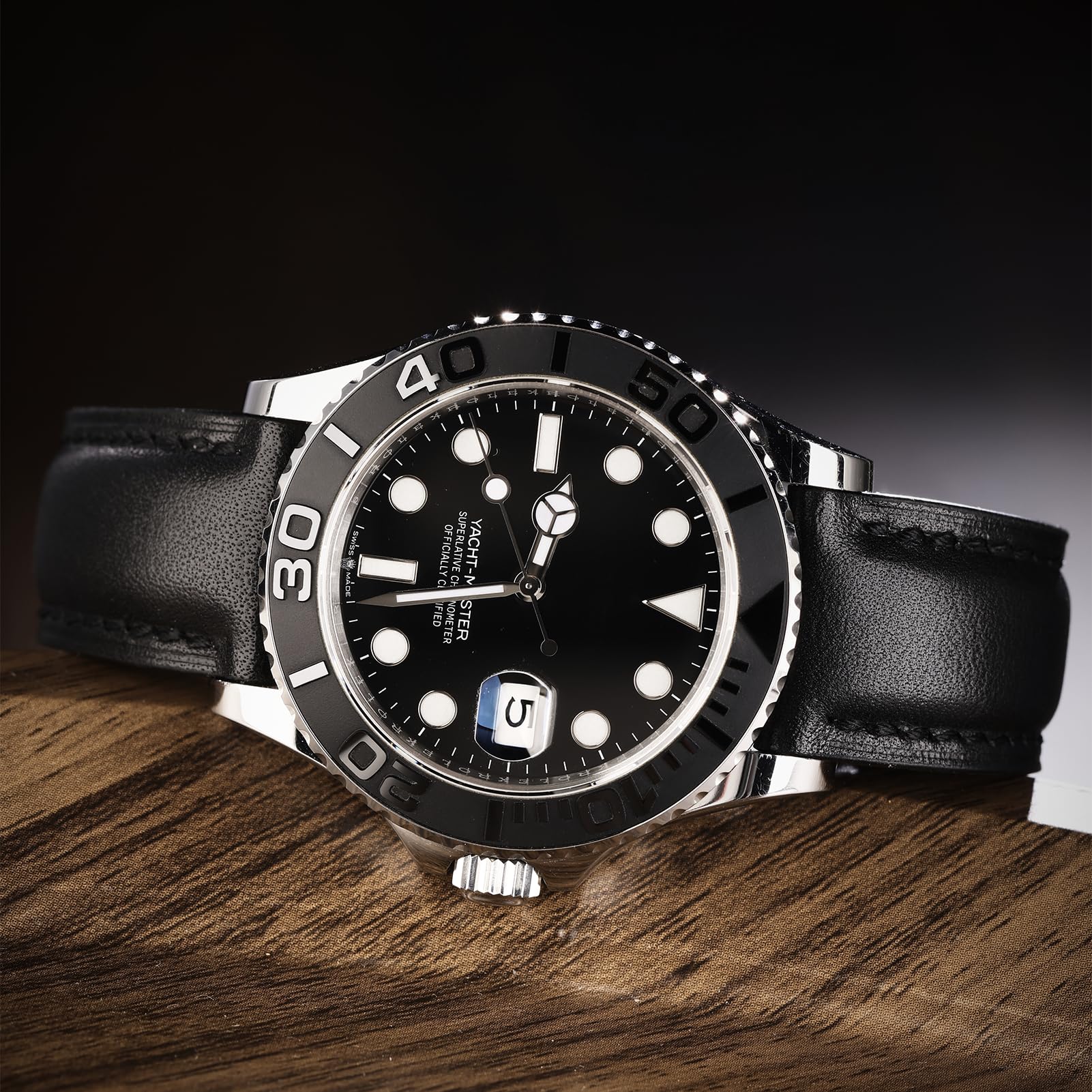 REZERO Bracelets en Cuir de Toscane pour Montres, Cordon Artisanaux à Détache Rapide, Sangle de Montre en Cuir Pleine Fleur Tanné Végétal, Remplacement pour Homme 19mm 20mm 21mm 22mm 24mm