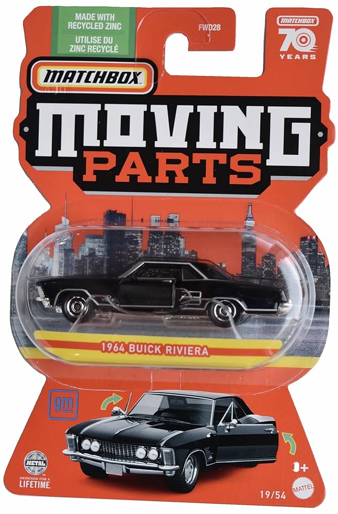 ミニカー Buick Riviera 3RD GEN 1971-1973 BUICK RIVIERA V-8 BOAT TAIL 1/64 DIECAST
