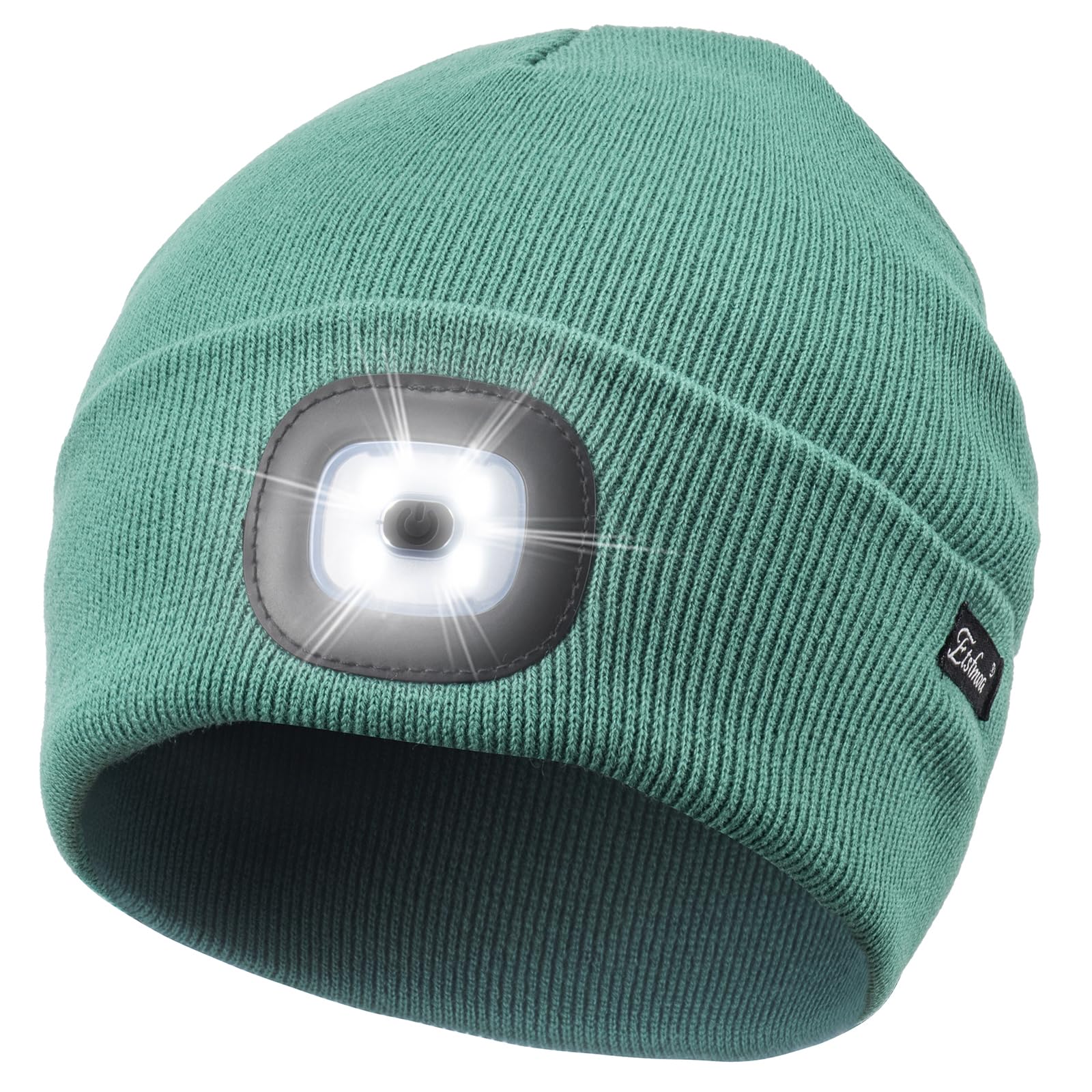 Etsfmoa Unisex Beanie with The Light, Gifts for Men Dad Father Winter Caps
