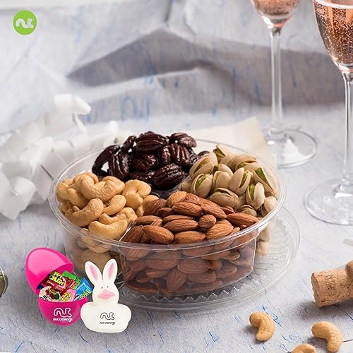 Miniatura 110 de NUT CRAVINGS - Cesta de dulces Diwali con frutos secos mixtos en caja de oro verde (4 surtidos) Arreglo de alimentos, paquete de cuidado de 1. Rojo