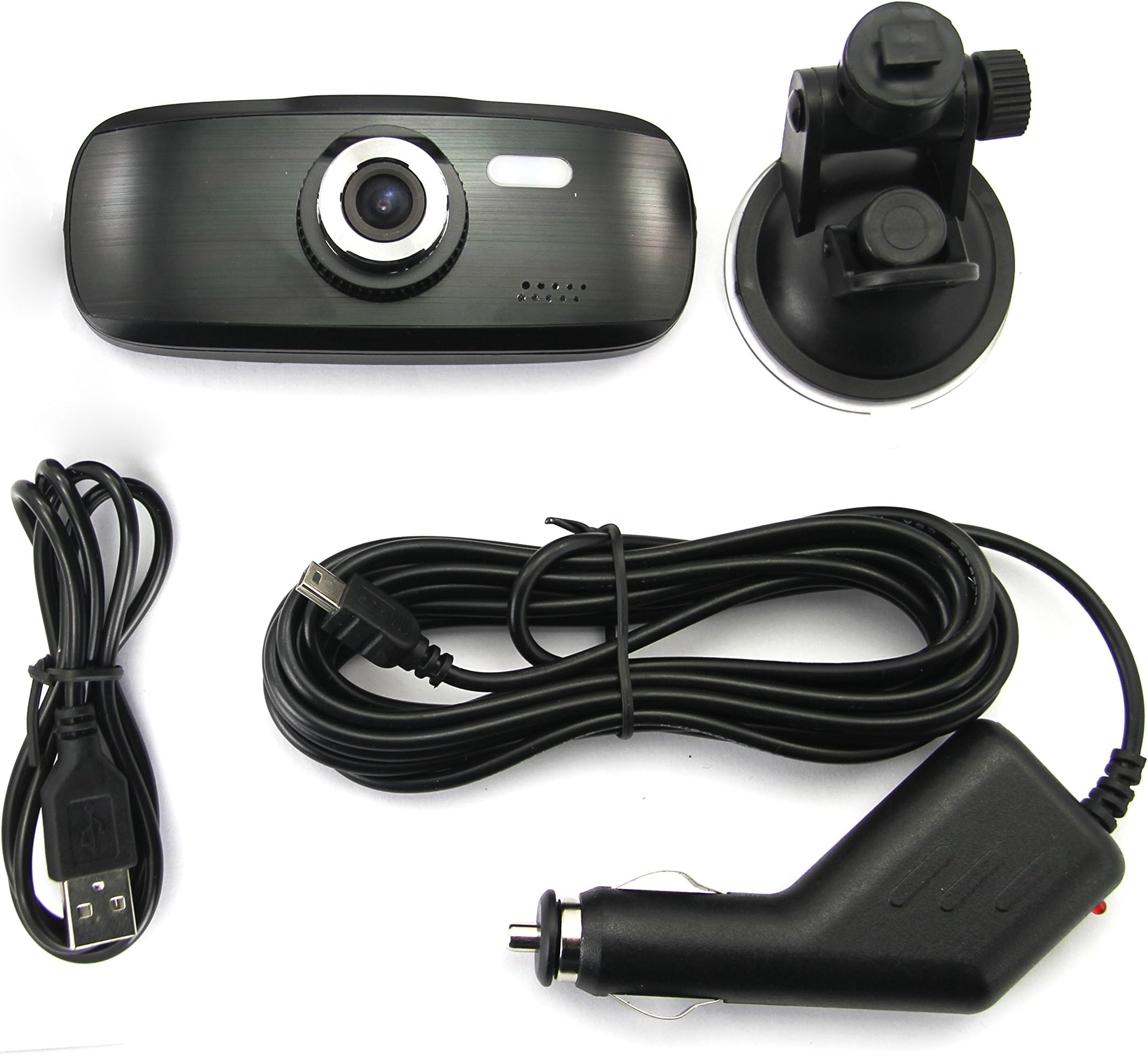 PHtronics Full HD 1080P Operating at 19201080 (30/60 FPS) Car DashBoard Video Camera Dashcam Black Box with Novatek NT96650 + 2.7 Inch Screen + Night Vision + G-sensor+ HDMI port , Black