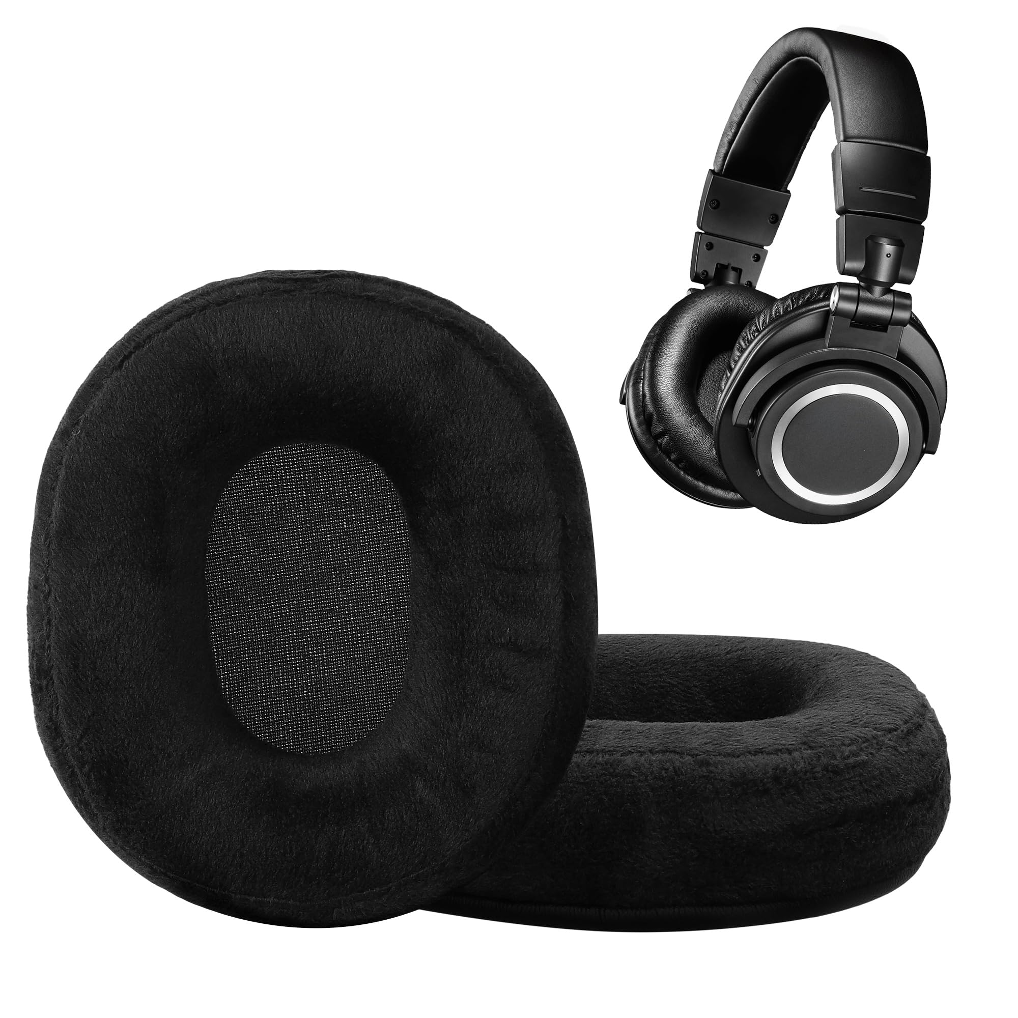 Amazon | kwmobile 2x ヘッドホンカバー AudioTechnica ATH M20x BT