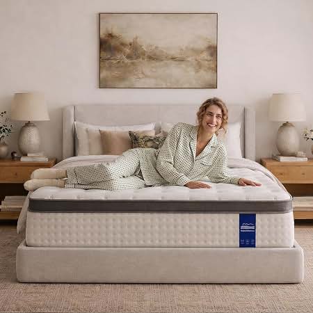 Amazon.com: Bixazx Queen Mattress, 12 Inch Cooling Hybrid Queen