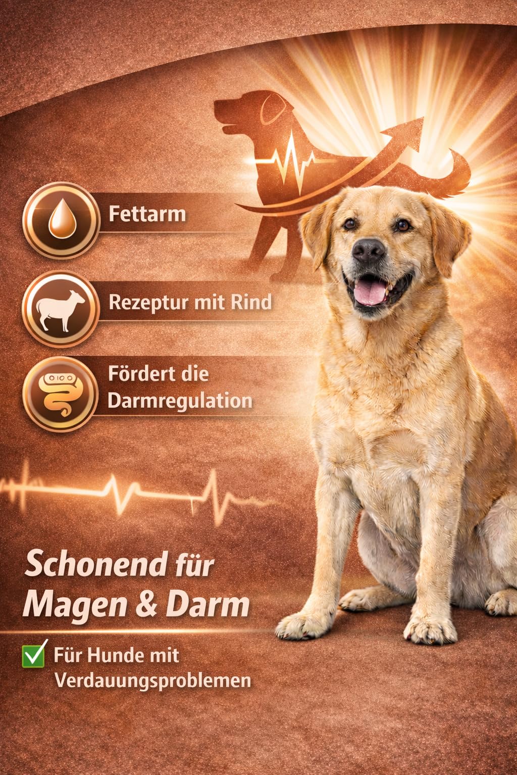 RINTI-Canine Bundle Intestinal jagnięcina | 6 x 400 g dietetyczna mokra karma dla psów | niskotłuszczowa i lekkostrawna | w zestawie przekąska Alpha Spirit gratis