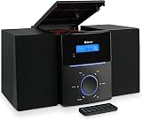 Denver MCA-240 Micro-chaîne CD/FM avec Double Alarme, AUX, Prise Casque, télécommande, 2 x 2 W RMS, Noir - 1