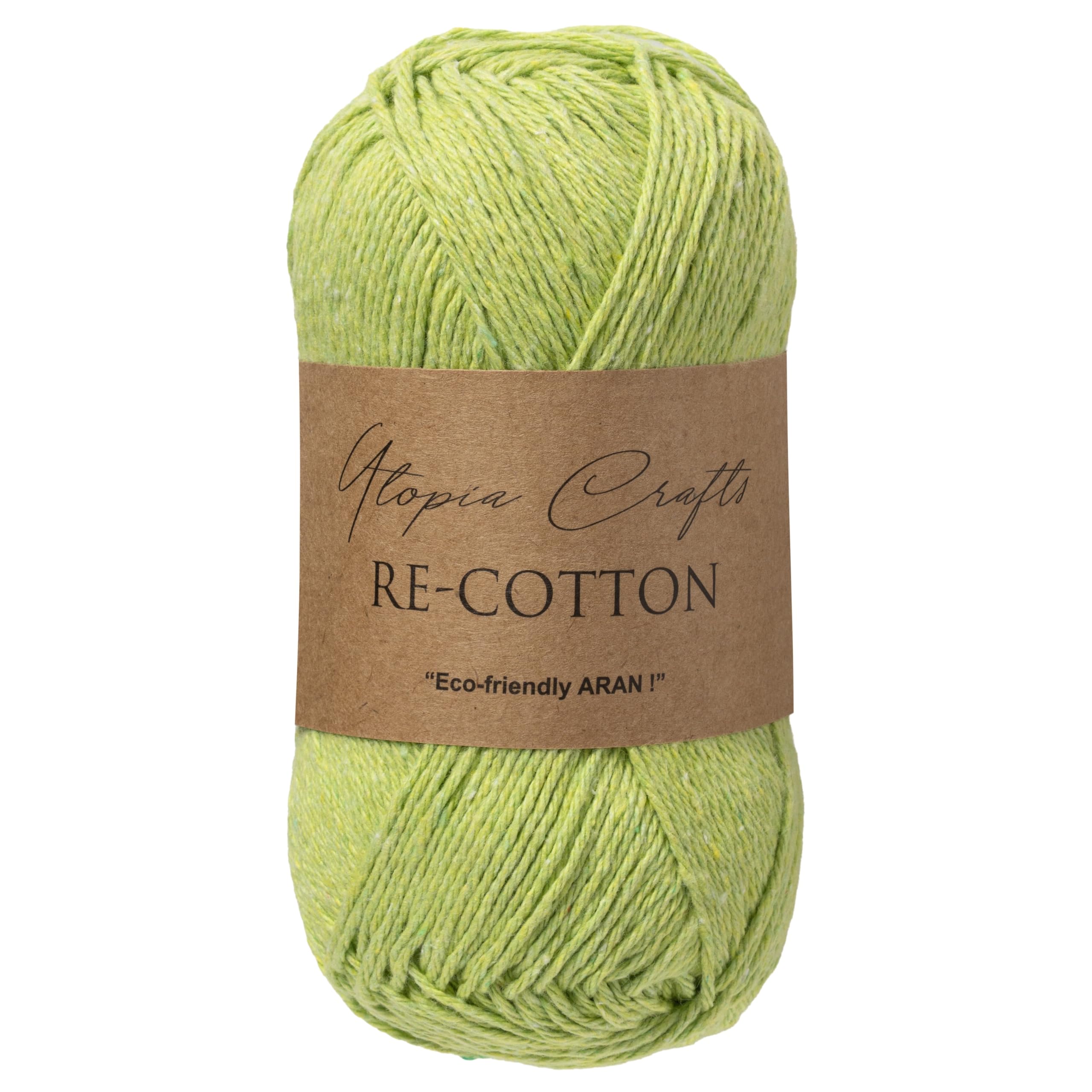 Utopia Crafts Re-Cotton Knitting Yarn 100g (Pistachio Green)