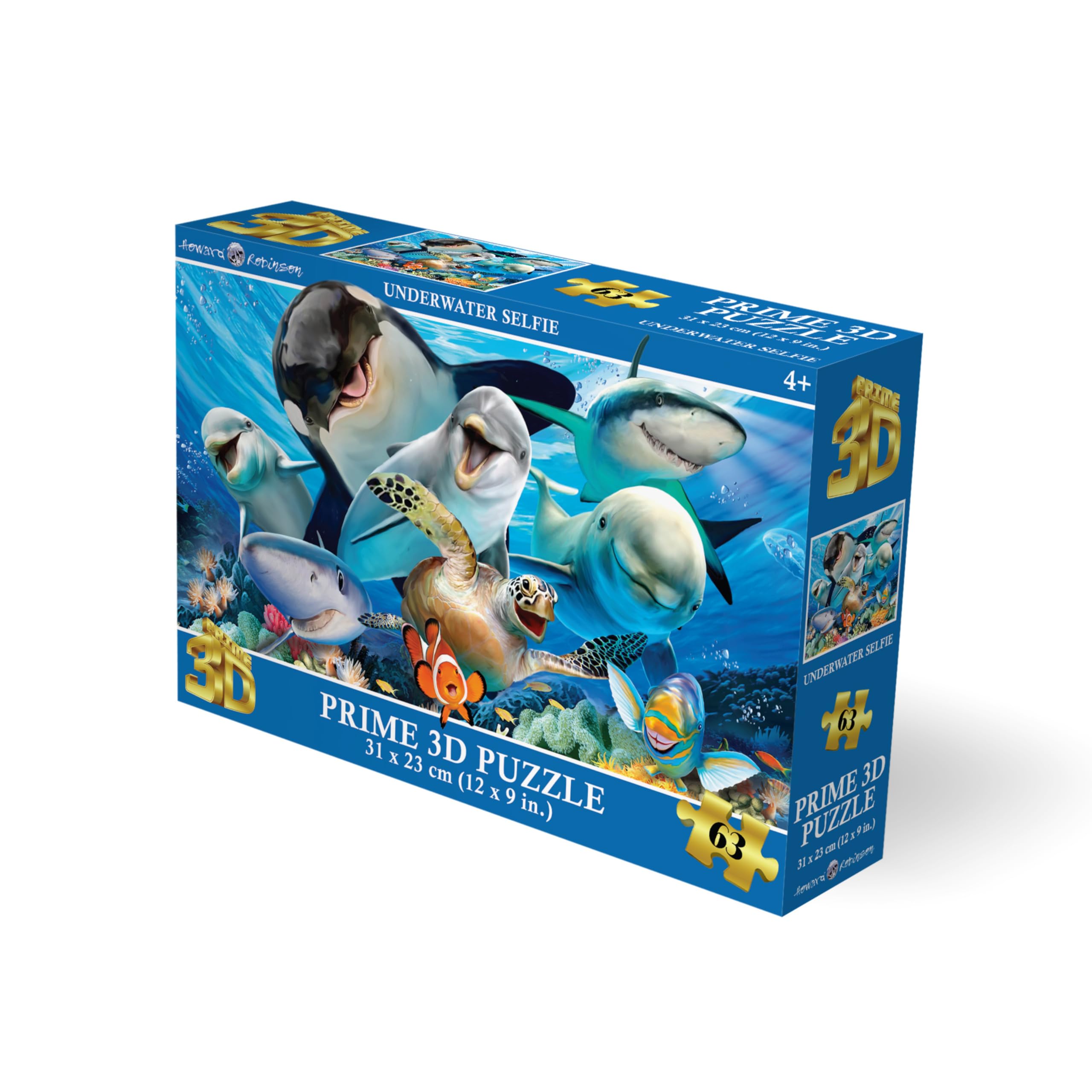 Prime 3D - Okyanusta Selfie - 63 Parça Puzzle : Amazon.com.tr: Oyuncak