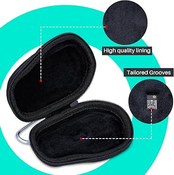 Lebakort Logitech MX Master 3S / MX Master 3 / MX Matser 2S Gelişmiş Fare (Grafit Kılıf) ile Uyumlu Sert Kılıf