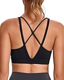 High Impact Sports Bras for Women, High Support Running Sports Bra Moulded Cup Strappy Sports Bras