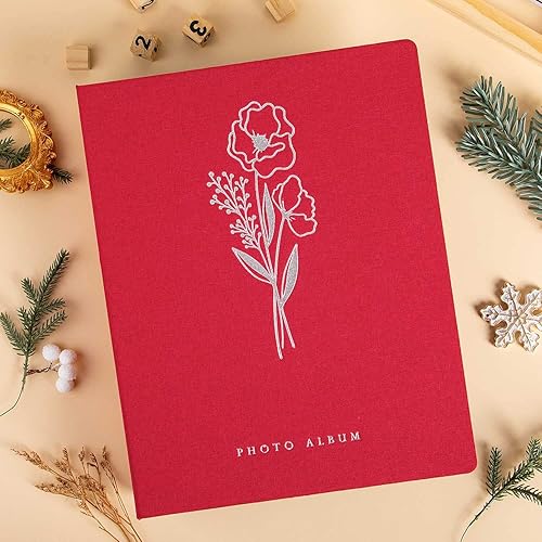 Vista 157 de Lanpn Álbum de fotos de 4 x 6 pulgadas, 600 bolsillos, cubierta de lino, álbumes de imágenes grandes con capacidad para 600 fotos horizontales