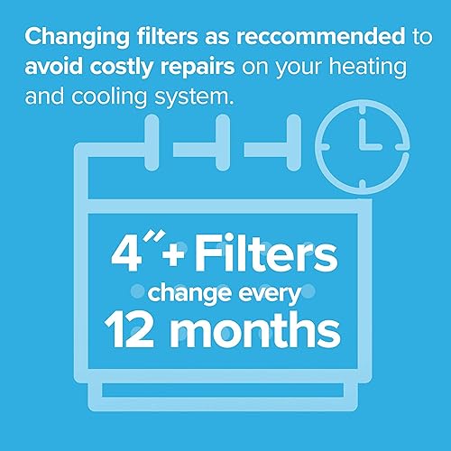 Miniatura 5 de Filtrete Filtro de aire para caldera de aire acondicionado de 20 x 25 x 4 pulgadas, MPR 1550 DP, plisado profundo ultra alérgeno de vida saludable,