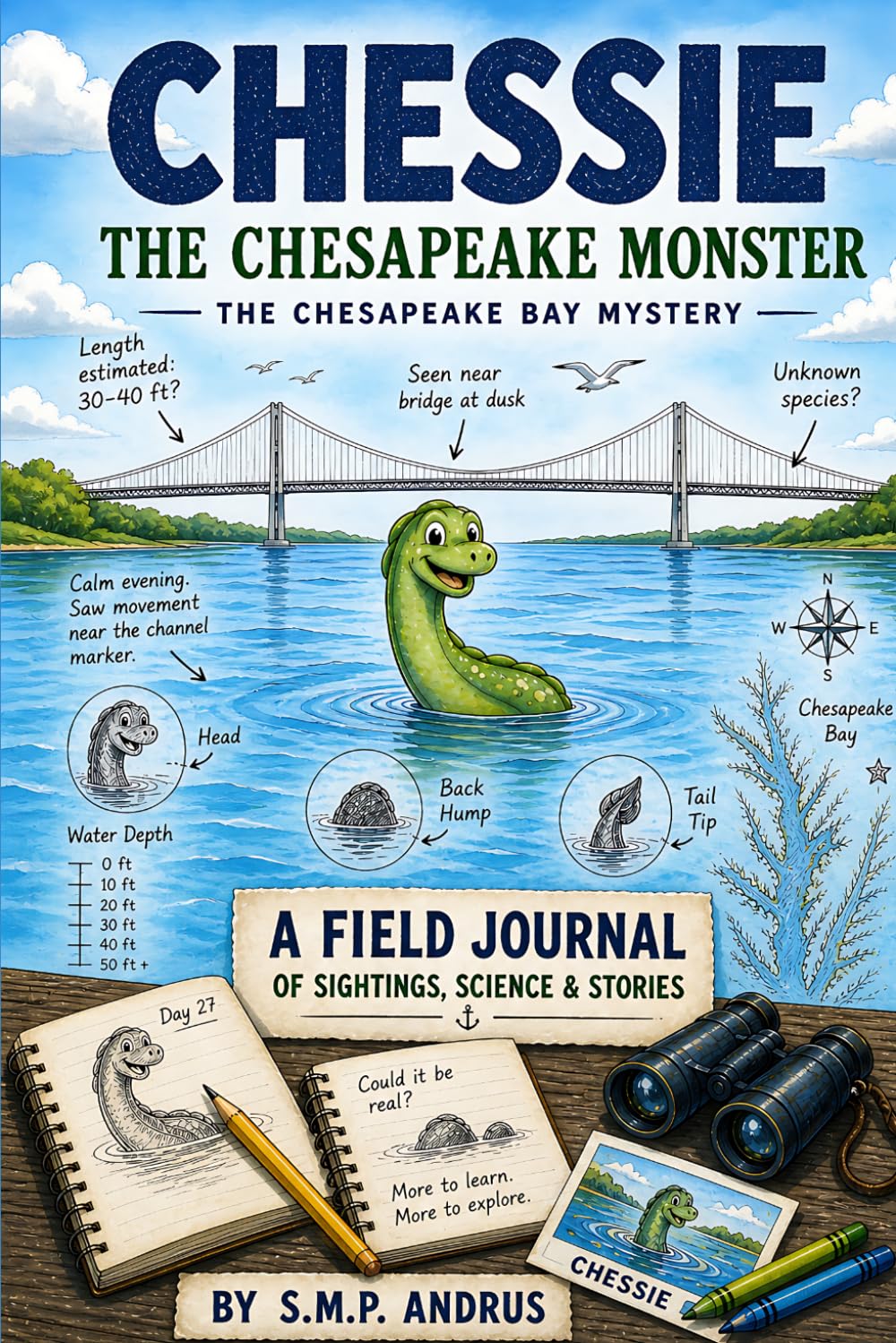 CHESSIE the Chesapeake Monster: The Chesapeake Bay Mystery a Field Journal ('CHESSIE' the Chesapeake Monster Coloring Books & COMIC Books)