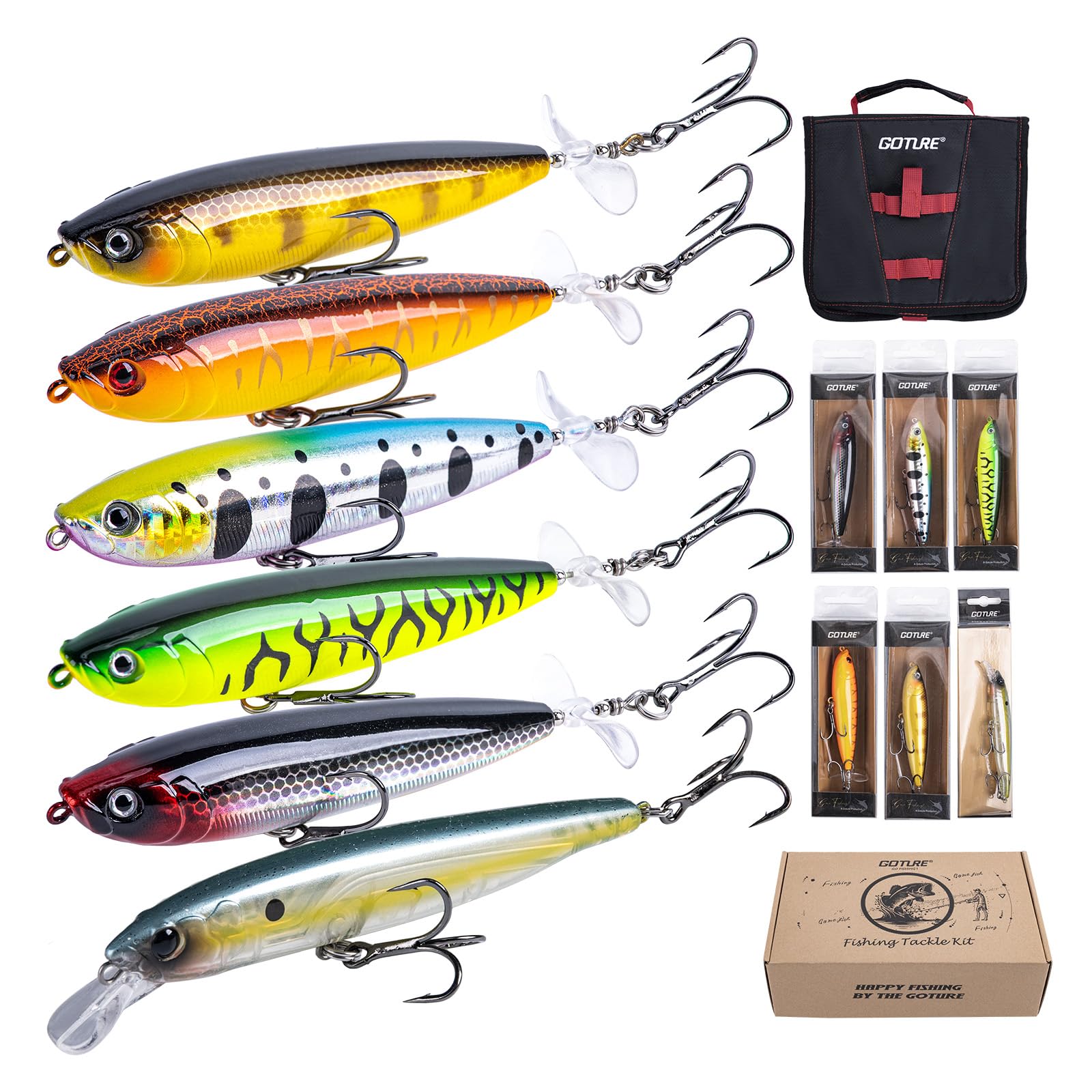 Leurre De Surface Nuguri – Appât Topwater Pour Bar, Brochet Et Musqué