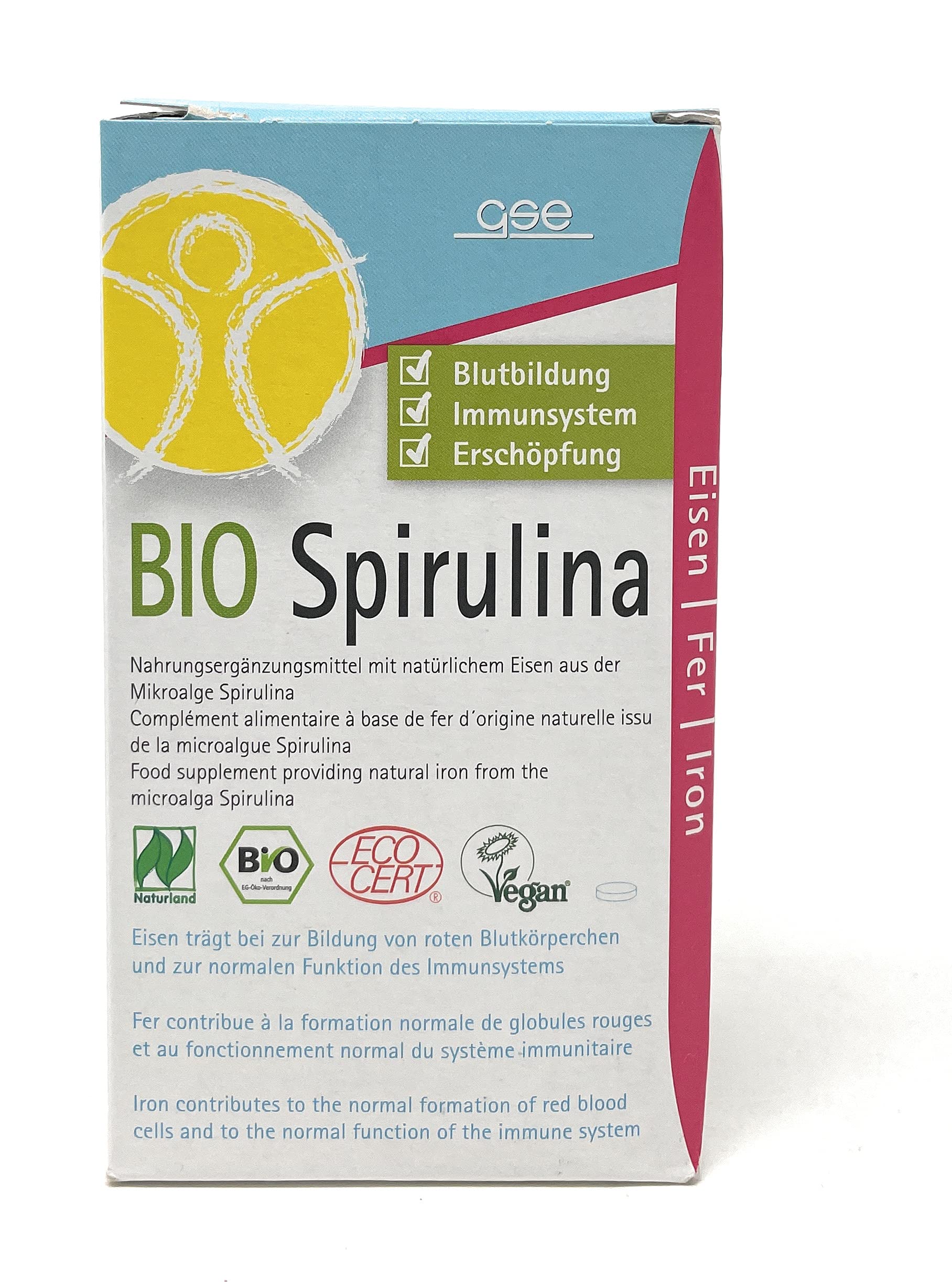 GSE BIO Spirulina – Naturland zertifiziert, 1 x 120 g
