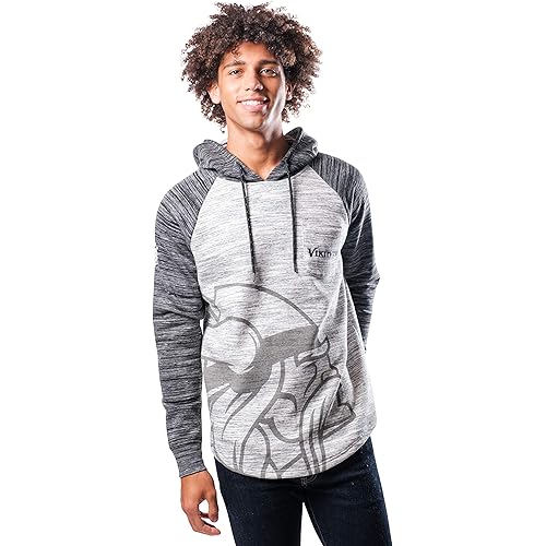 Ultra Game NFL Mens Vintage Super Soft Fleece Pullover Hoodie